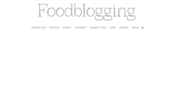 Desktop Screenshot of foodblogging.dk